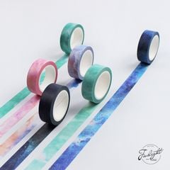  Washi tape cuộn lẻ chủ đề galaxy 15 mm x 8 m [ 073 ] 