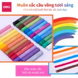  Bút sáp dầu chuyên nghiệp Deli - Hộp giấy - 24/36/48 màu - 72087 / 72088 / 72089 