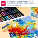  Bút sáp dầu cao cấp Deli - 12/24/36 Màu - 72133 