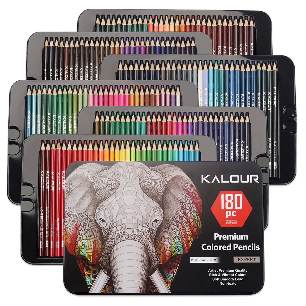 colores Premium 180 colores caja metalic