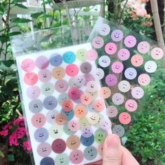  Sticker dot icon dễ thương trang trí Scrapbook, sổ tay, vở [ 144 ] 