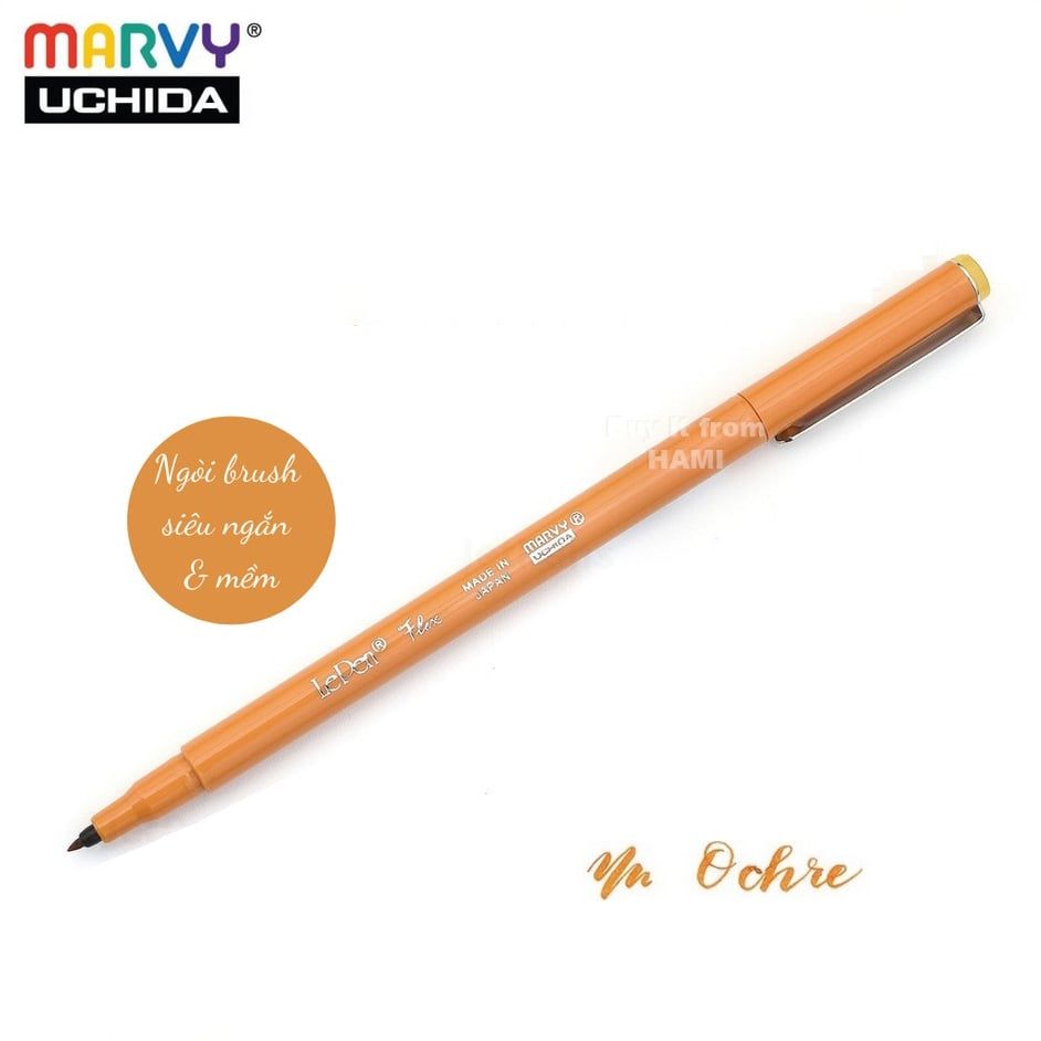  Bút ngòi cọ Marvy Lepen flex 4800 brush - Màu Pastel 