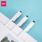  Bút bi bấm văn phòng mực xanh đen đỏ ngòi 0.7mm Deli giá rẻ viết nét đều trơn tru phù hợp cho học sinh EQ24 