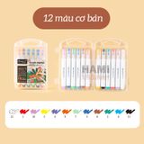  Bộ Bút Sơn Acrylic Giorgione Macaron 48 Màu Đầu Bút Mềm 