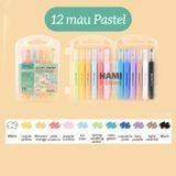  Bộ Bút Sơn Acrylic Giorgione Macaron 48 Màu Đầu Bút Mềm 