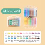  Bộ Bút Sơn Acrylic Giorgione Macaron 48 Màu Đầu Bút Mềm 