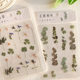  Sticker họa tiết hoa lá PVC hình trang trí Scrapbook, sổ tay, vở  - [ 133 ] 