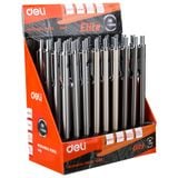  Bút chì kim bấm kỹ thuật 0.5mm Deli -1 chiếc - Mechanical pencil bảo vệ ngòi chì kèm đầu tẩy thân kim loại chống hao mòn - E6490 