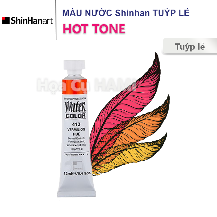  Màu Nước Lẻ SHINHAN PROFESSIONAL Tuýp 7.5ml - P1 