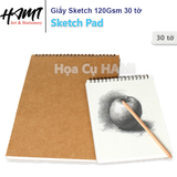  Sổ Vẽ Phát Thảo, giấy Sketchbook 120gsm 30 tờ 