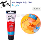  Màu Acrylic Mont Marte Tuýp 75ml - Bảng 1 màu lẻ 