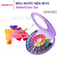  Màu Nước Himi Miya 24/38 Màu Tặng Kèm Cọ 