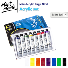  Màu acrylic Mont Marte - bộ SATIN 