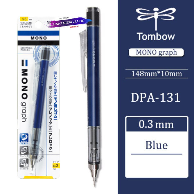  Bút Chì Bấm Tombow MONO Graph 0.3/0.5mm 