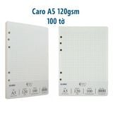  Sổ còng Klong A5 100 tờ ruột chấm Dot grid/ ô vuông caro tiện lợi thay giấy refill 