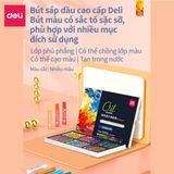  Bút sáp dầu cao cấp Deli - 12/24/36 Màu - 72133 