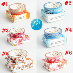  WASHI TAPE Băng dính trang trí, Họa Tiết phong cách Nhật Bản (WST-NB-01) [004] 