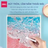  Bút sáp dầu màu trắng Deli - 72130 