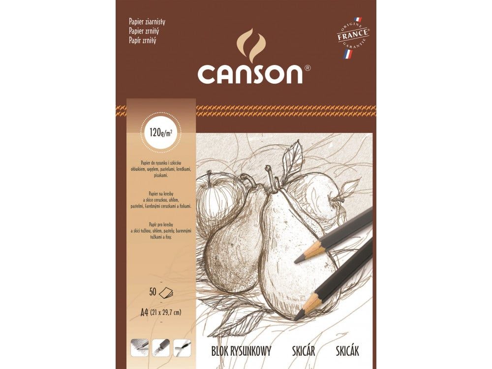  Giấy vẽ chì, phát thảo Canson - 120gsm 50 tờ 