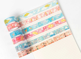  WASHI TAPE, Băng Keo Giấy Chủ Đề Nhật Bản [ 001 ] 