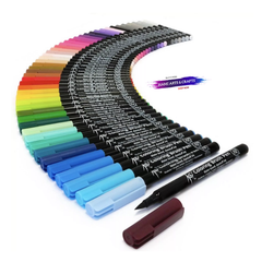  Bút Cọ Màu Nước SAKURA (Bảng 1) Coloring Brush Pen 48 Màu 
