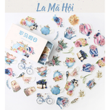  Sticker hộp trang trí Scrapbook, sổ tay, vở (Bộ 40 sticker)_ Chủ đề Kỷ Niệm_KNCR001 [ 023 ] 