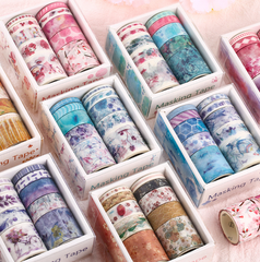  Bộ 10 cuộn Washi Tape theo chủ đề SA10-04 trang trí scrapbook, sổ tay planner,.. [ 044 ] 