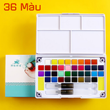  Bộ Màu Nước Solid Water Color Cao Cấp 12/18/24/36 