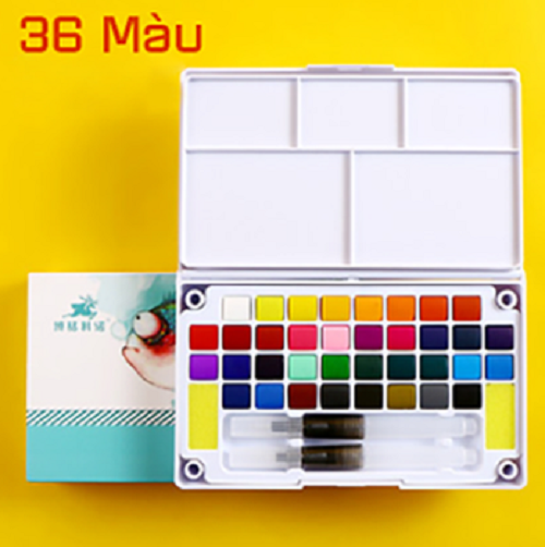  Bộ Màu Nước Solid Water Color Cao Cấp 12/18/24/36 