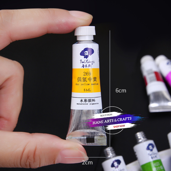  Màu nước Paul Rubens 5ml Pigment Watercolor hạng Student (tuýp lẻ P2) 