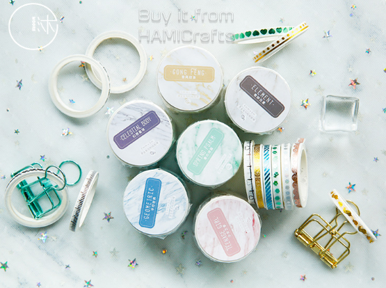  WASHI TAPE set 6 cuộn (5mm x 3m) trang trí scrapbook, sổ tay planner [ 036 ] 