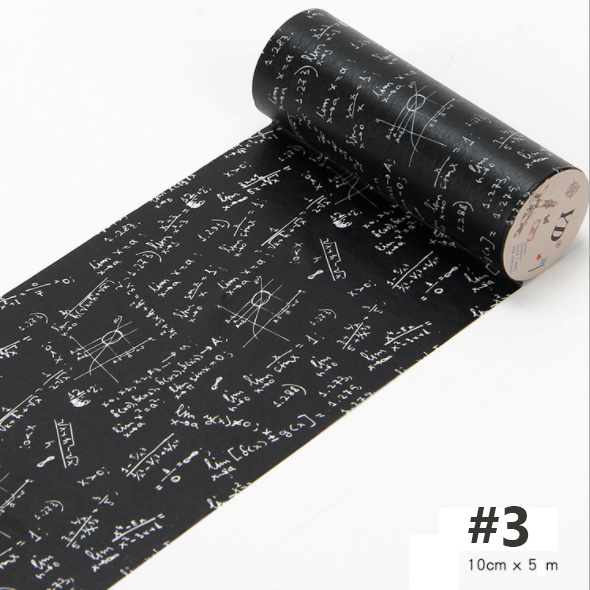  Washi Tape chủ đề vintage cuộn bản rộng 10cm dài 5m trang trí scrapbook, sổ tay planner,…[ 064 ] 