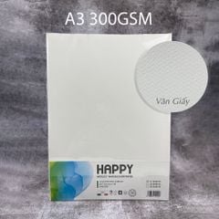  Giấy Vẽ Màu Nước HAPPY khổ A3 