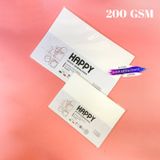  Giấy Vẽ Chì Happy 200gsm A5/A4 Tệp 10 Tờ 