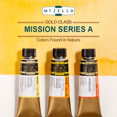  Màu Mijello GOLD MISSION tuýp lẻ bảng SERIES A-2 (15ml) 