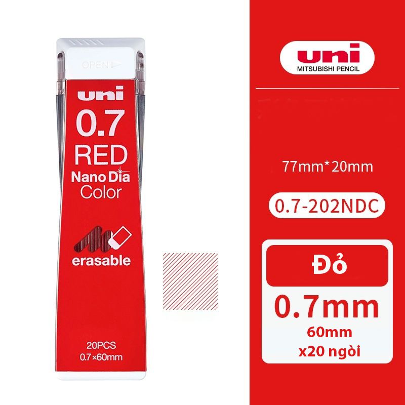  Ruột ngòi chì bấm nhiều Màu UNI Color 05 