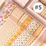  Bộ 10 washi tape ánh nhũ X8580 trang trí sổ tay, scrapbook, planner,.. [ 067 ] 