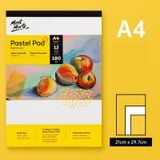  Giấy vẽ phấn tiên Pastel Pad 4 màu trang 180gsm 12 trang 