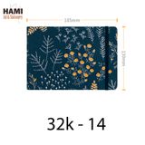  Sổ vẽ nước khổ 32K bìa handmade gáy may vân Hot định lượng 300gsm 20 tờ 