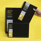  Sổ Vẽ Phiên Bản Basic Đen - Sổ Phác Thảo Không Kỵ Tẩy - Sketchbook Không Kèm Tài Liệu Vẽ 