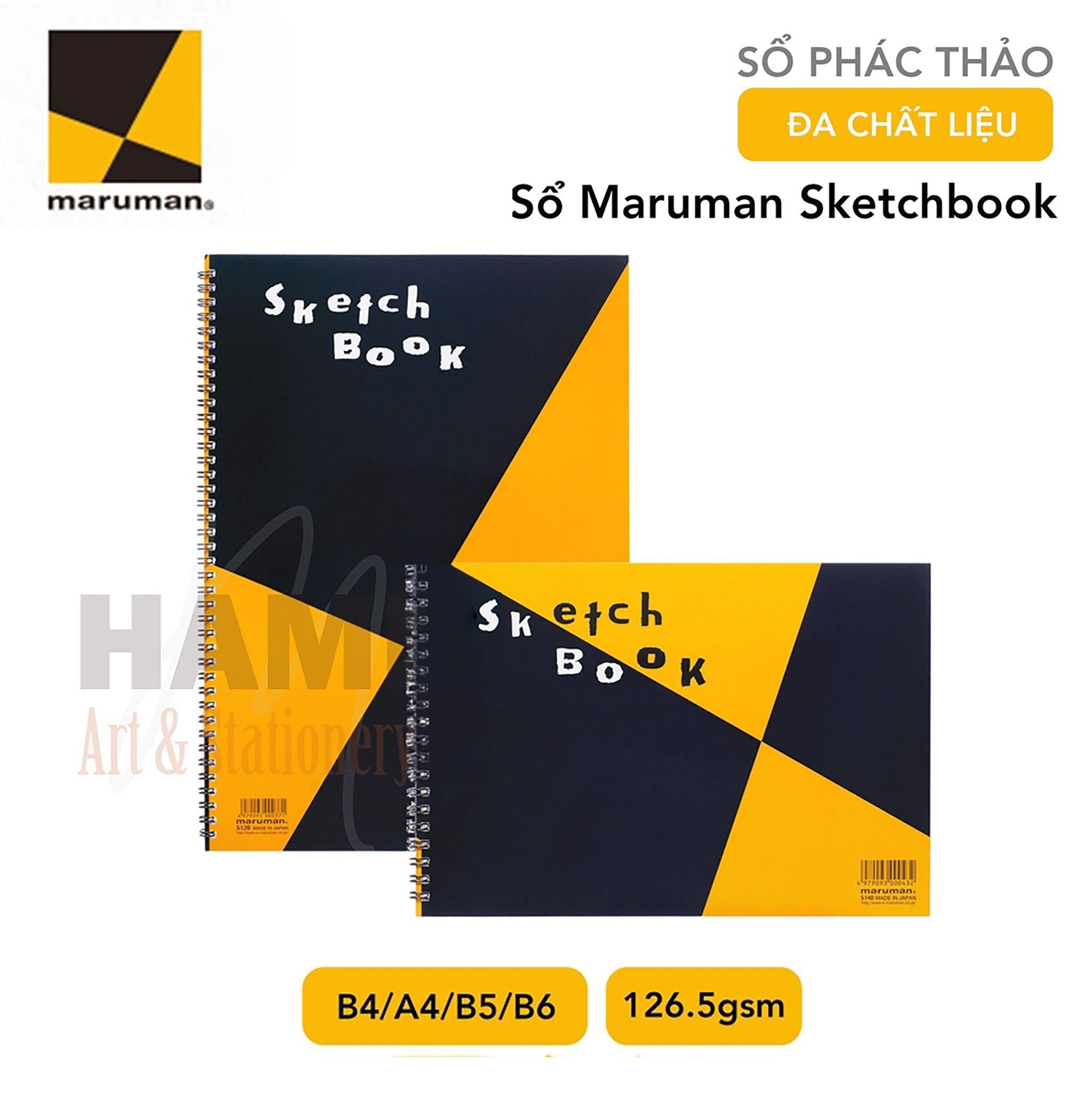 Sổ Sketchbook Maruman Họa cụ HAMI