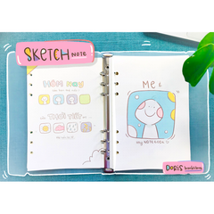  Sổ viết Handmade Doris - Sketchnote (Dot grid) 