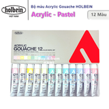  Màu Holbein Acrylic Gouache - PASTEL - 20ml 