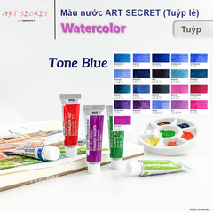  Màu nước ART SECRET GOLD 73 màu hạng hoạ sĩ  TUÝP 5ML(ToneBlue) 