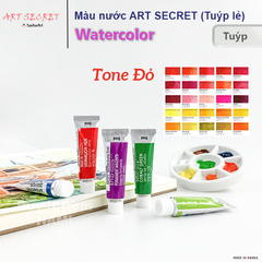  Màu nước ART SECRET GOLD 73 màu hạng hoạ sĩ  TUÝP 5ML(ToneRED) 