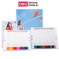  Bút chì màu gốc dầu cao cấp Deli - 48 màu - 1 Hộp - 68112 