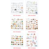  Sticker bộ theo chủ đề vui tươi trang trí scrapbook, sổ tay planner, ... 