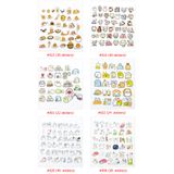  Sticker bộ theo chủ đề vui tươi trang trí scrapbook, sổ tay planner, ... 