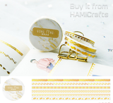  WASHI TAPE set 6 cuộn (5mm x 3m) trang trí scrapbook, sổ tay planner [ 036 ] 