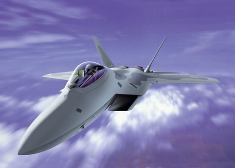  F - 22 RAPTOR No.1207 - SCALE 1:72 